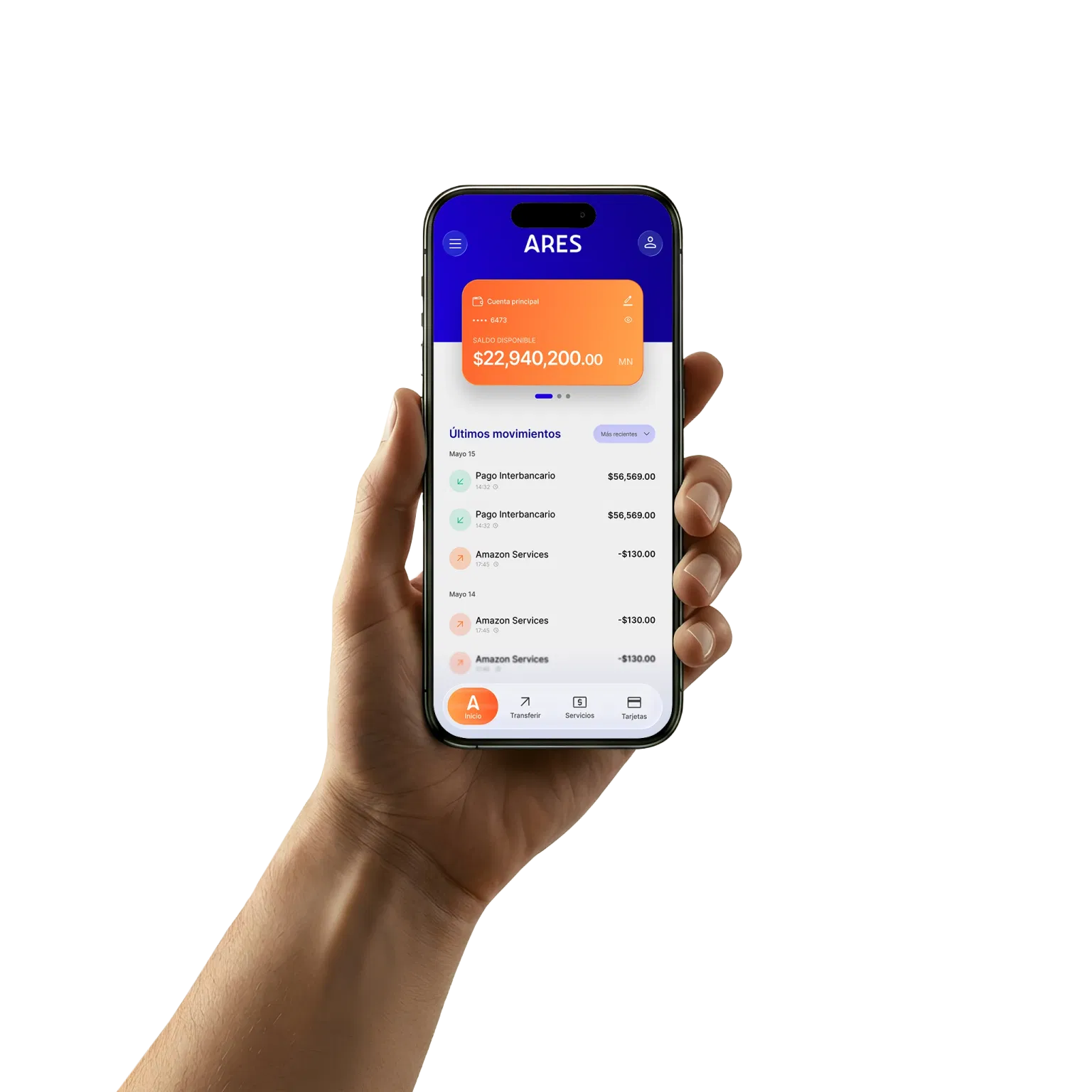 App Ares en iPhone